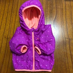 baby girl waterproof jacket